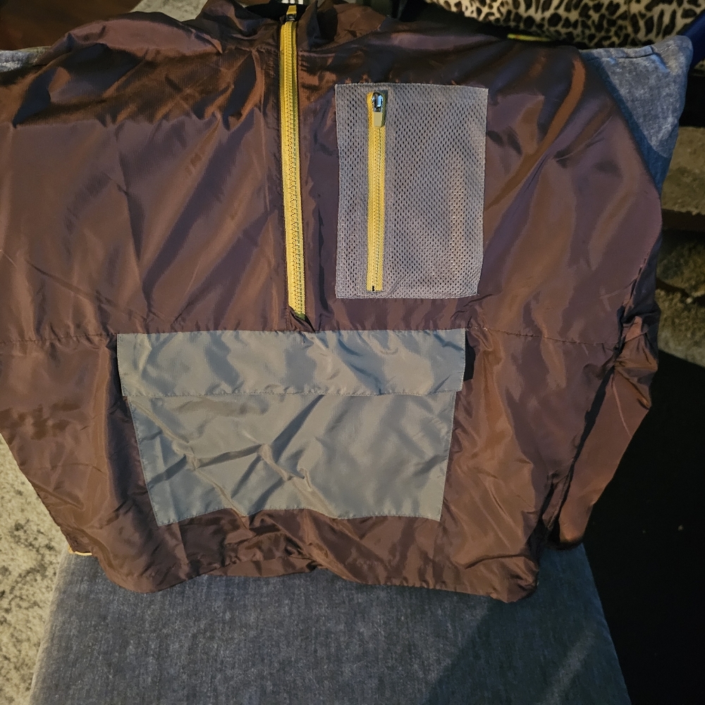 Fabletics Brown Windbreaker, Size Small - image 1